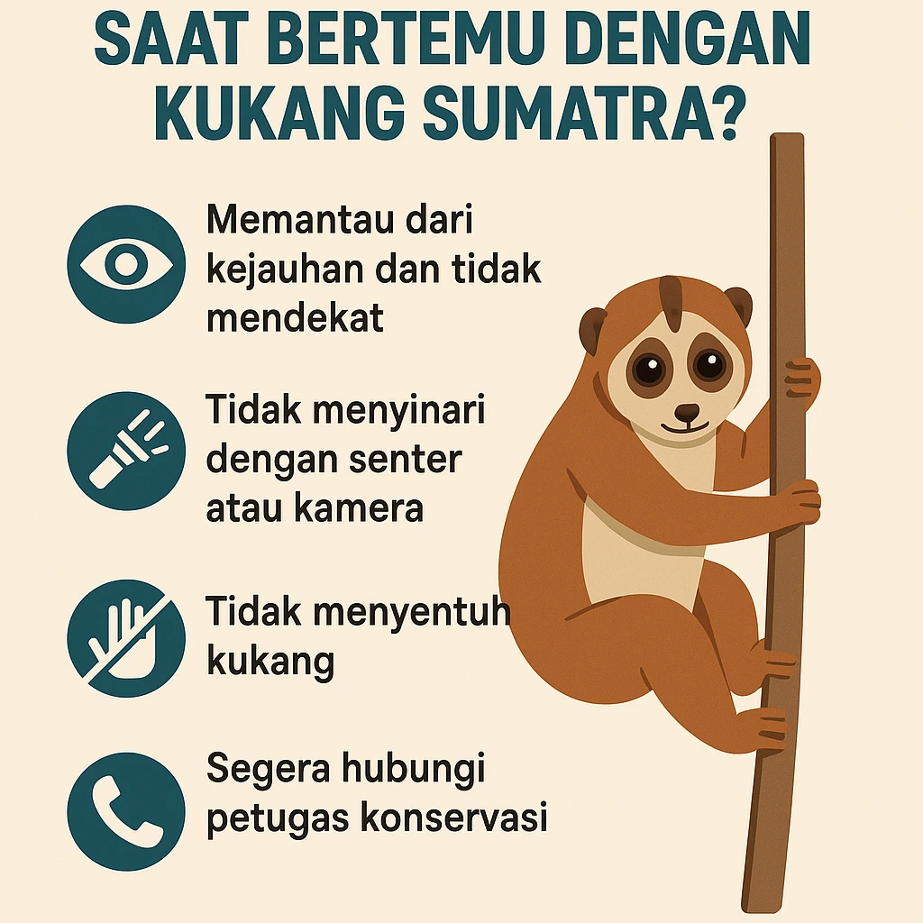 Mengenal Kukang Sumatera, apa yang harus dilakukan