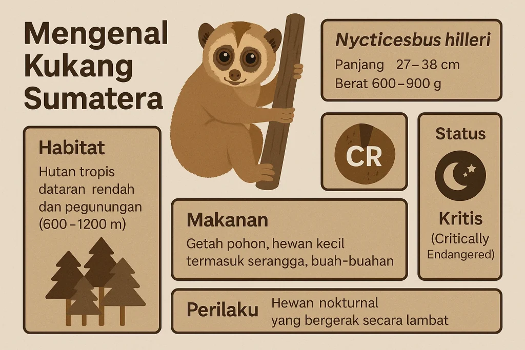 infografis kukang sematera