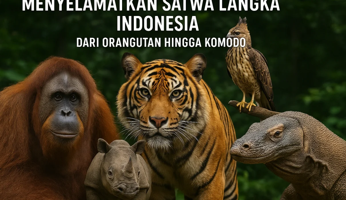 Menyelamatkan Satwa Langka Indonesia, Dari Orangutan Hingga Komodo