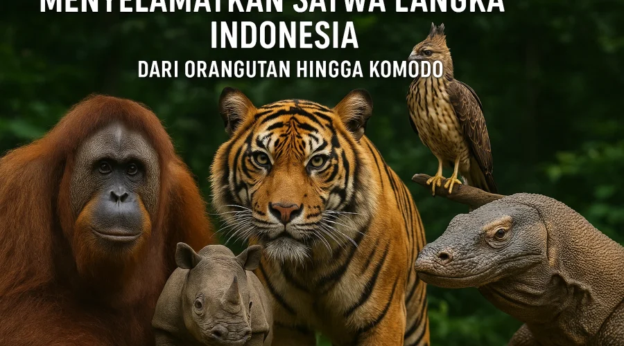 Menyelamatkan Satwa Langka Indonesia, Dari Orangutan Hingga Komodo