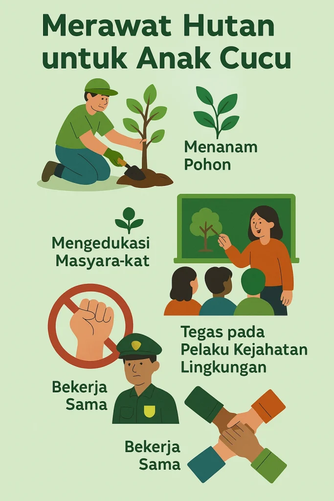 Merawat Hutan untuk Anak Cucu