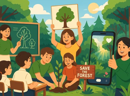 Selamatkan Hutan Lewat Kampanye, Dari Sekolah Hingga Media Sosial