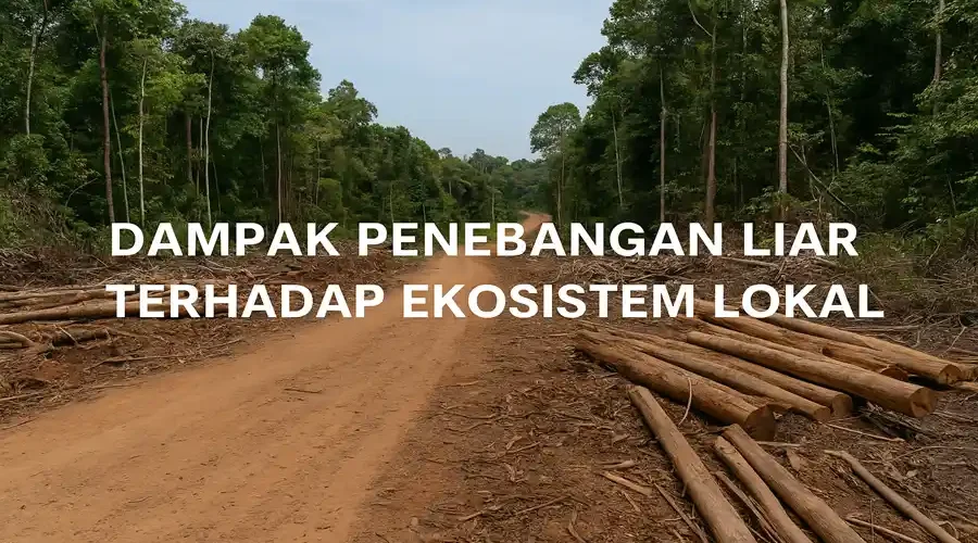 dampak penebangan liar, dampak penebangan liar terhadap ekosistem lokal