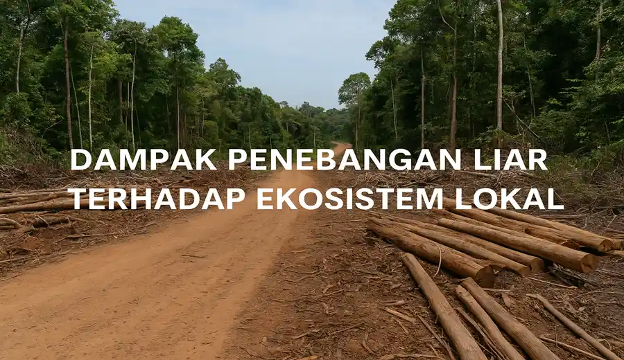 dampak penebangan liar, dampak penebangan liar terhadap ekosistem lokal